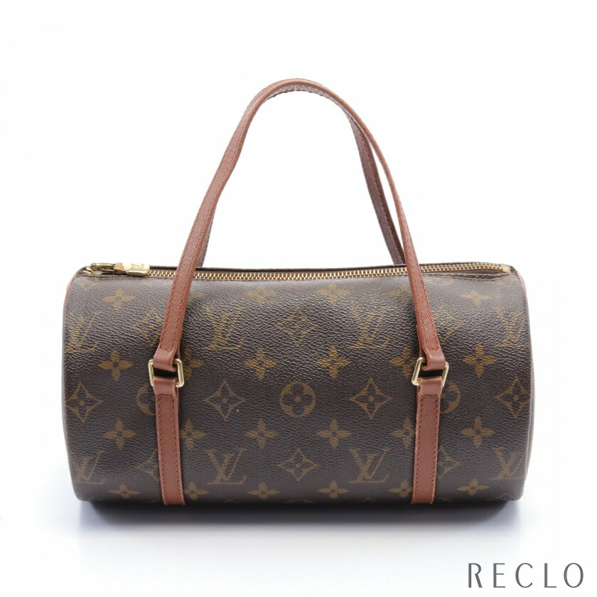 楽天RECLO（リクロ）楽天市場店【SALE 15％OFF以上】ルイヴィトン LOUIS VUITTON パピヨン26 モノグラム 旧型 ハンドバッグ PVC レザー ブラウン M51366【中古】