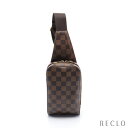 ルイヴィトン LOUIS VUITTON ジェロニモス ダミエエベヌ ボディバッグ PVC ブラウン N51994【中古】