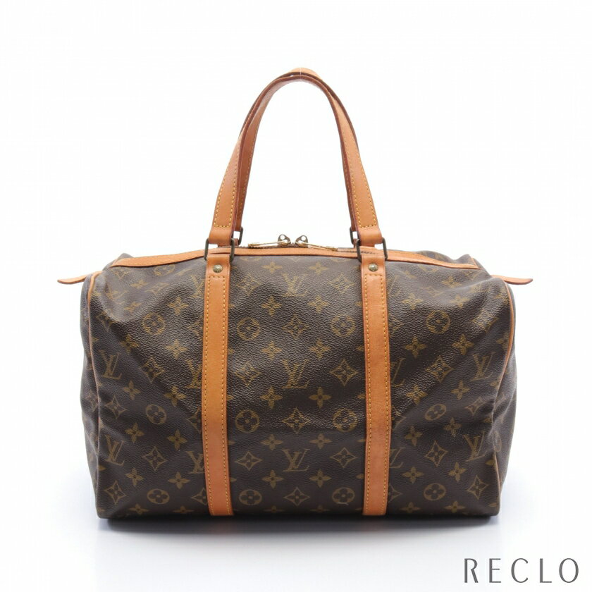 【SALE 10%OFF以上】ルイヴィトン LOUIS VUITTON サックスープル35 モノグラム ボストンバッグ PVC レザー ブラウン M41626【中古】