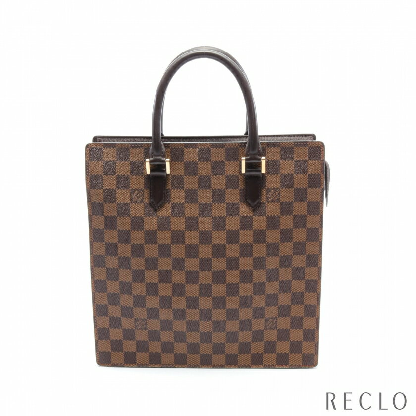 ルイヴィトン LOUIS VUITTON ヴェニスPM ダミエエベヌ ハンドバッグ トートバッグ PVC レザー ブラウン N51145【中古】