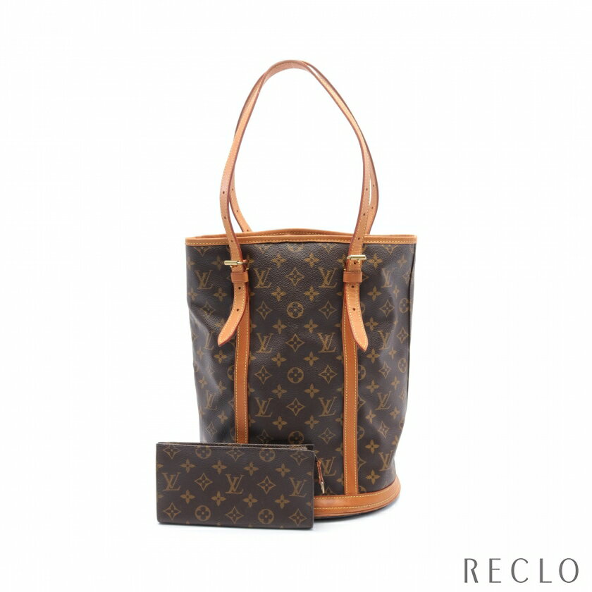 楽天RECLO（リクロ）楽天市場店【SALE 15％OFF以上】ルイヴィトン LOUIS VUITTON バケットGM モノグラム ショルダーバッグ PVC レザー ブラウン M42236【中古】