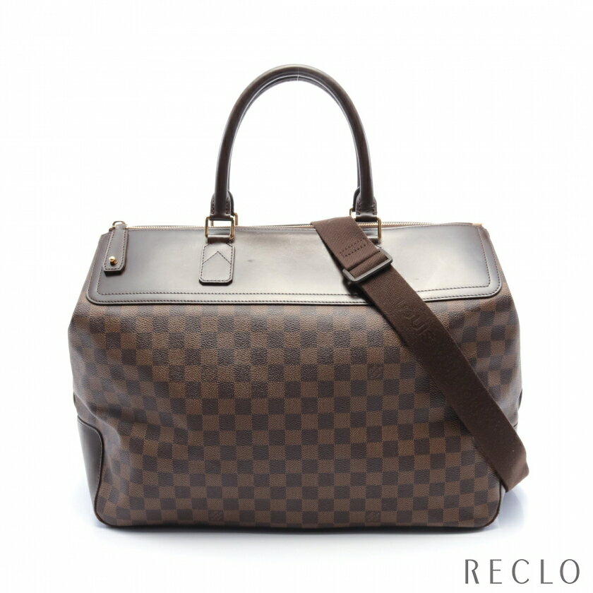 【SALE 15%OFF以上】ルイヴィトン LOUIS VUITTON ネオグリニッジ ダミエエベヌ ボストンバッグ PVC レザー ブラウン 2WAY N41163【中古】