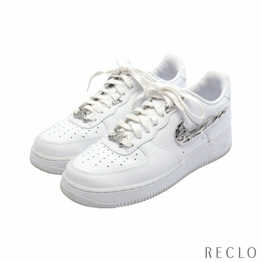 ナイキ NIKE Air Force 1 Low Molten Metal スニーカー レザー ホワイト FV3616-101【中古】