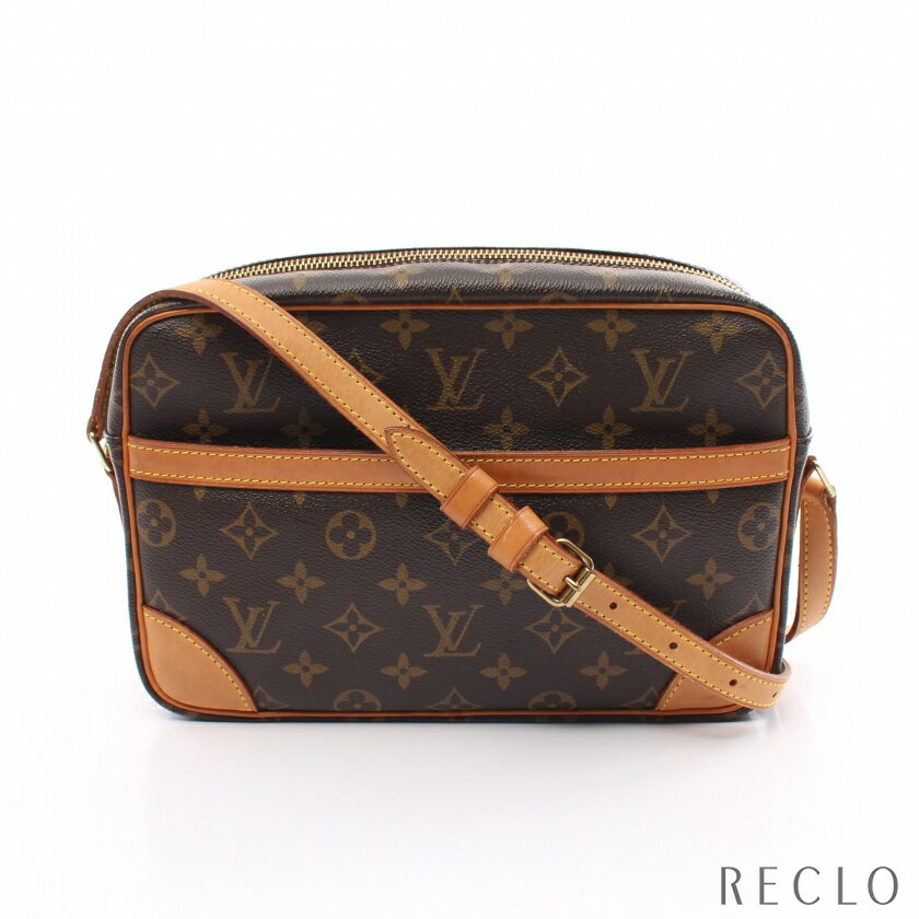 ルイヴィトン LOUIS VUITTON トロカデロ27 モノグラム ショルダーバッグ PVC レザー ブラウン M51274【中古】