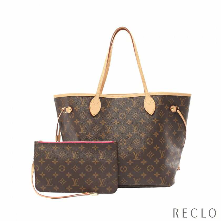 ルイヴィトン LOUIS VUITTON ネヴァーフルMM モノグラム ピヴォワンヌ ショルダーバッグ トートバッグ PVC レザー ブラウン M41178【中..