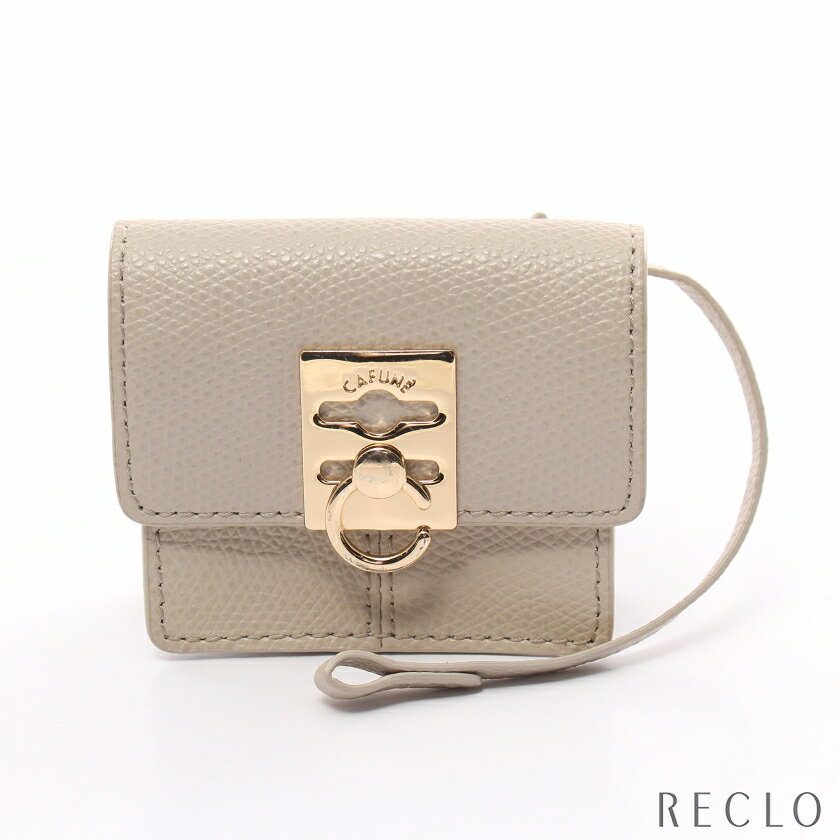 カフネ CAFUNE STANCE POD AIRPODS CASE AirPods ケース イヤホンケース レザー アイボリー 【中古】のサムネイル