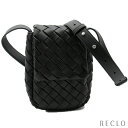 ボッテガヴェネタ BOTTEGA VENETA ショルダーバッグ ショルダーバッグ カーフ(牛革) ブラック 【中古】
