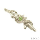 ノーブランドジュエリー NO BRAND JEWELRY デマントイドガーネット ダイヤ ブローチ ブローチ K18WG(ホワイトゴールド) ダイヤモンド デマ...