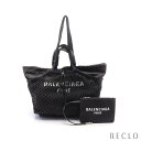 バレンシアガ BALENCIAGA 24/7 MEDIUM ハンドバッグ トートバッグ デニム ナイロン ブラック 2WAY 7918092AA471069【中...