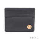 ヴェルサーチ Versace メデューサ カードケース レザー ブラック 10114521A031901B00V【中古】