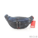 ディーゼル DIESEL RAVE ボディバッグ デニム ネイビー 【中古】