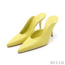 ジアボルギーニ GIA BORGHINI abella ミュール サンダル レザー イエローグリーン 【中古】(4)