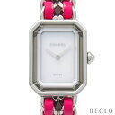 シャネル CHANEL プルミエールロック レディース 腕時計 クオーツ ステンレススチール レザー ホワイト ホワイトシェル 【中古】(2)
