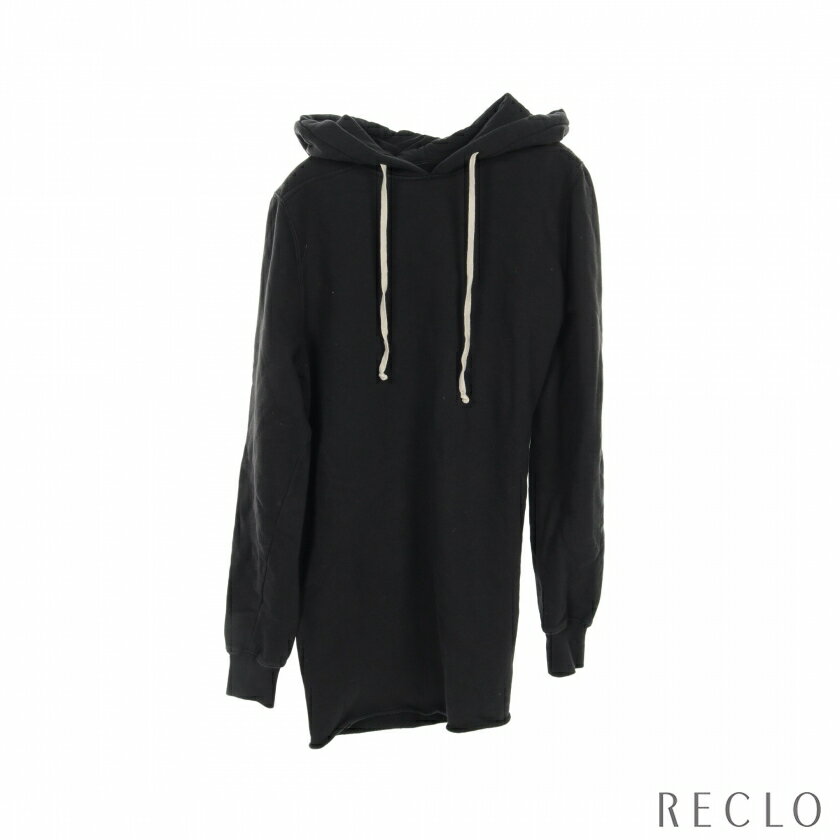 リックオウエンスダークシャドウ Rick Owens DRKSHDW プルオーバーパーカー コットン ブラック DU02B4285-F【中古】