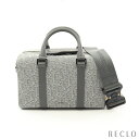 クリスチャンディオール Christian Dior LINGOT26 ランゴ ハンドバッグ キャンバス レザー グレー 2WAY 【中古】