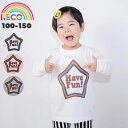 プリントロングTシャツ デザインプリント ヘビーウエイト ロングTシャツ 長袖 子供服 キッズ こども ジュニア　男の子 女の子 カラフル カラフルデザイン リンクコーデ お揃いコーデ reco-rt16