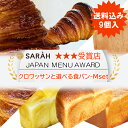 5％割引30日迄パン贈り物 ヘルシー クロワッサン 食パン パン 食品 マーガリン不使用 焼きたて 国産小麦 冷凍パン パン詰め合わせ 外カリカリ 中ふんわり 贈り物 set9m