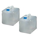 アイリスオーヤマ 防災グッズ ウォータータンク 10リットル 【2個セット】 防災 用品 災害グッズ WAT-10L