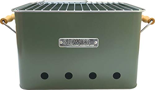 スロウワー(SLOWER) バーベキュー コンロ 卓上 焚き火台 コンパクト タイプ OLIVE (L) 2人 ~ 4人用 BBQ STOVE Alta ポータブル グリル SLW198ブランド：スロウワー(SLOWER)カラー：OLIVEメーカー：スロウワー(SLOWER)型番：SLW198サイズ：(L) 2人 ~ 4人用