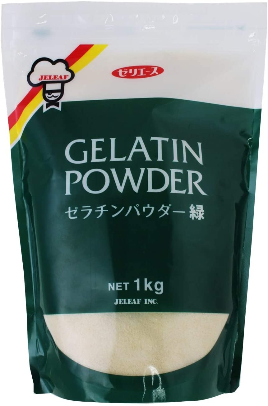 ジェリフ ゼリエース ゼラチンパウダー緑 1kg