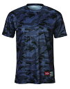 ローリングス(Rawlings) 野球 チームコンバット Tシャツ 迷彩 カモフラ柄 ATS9S01 ブラック L