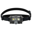 Ledlenser(レッドレンザー) led ヘッドライト 充電式 HF6R Core Black 最大800lm 明るい IP68 防水 小型 126g 軽量 赤色サブライト 釣り 登山 キャンプ アウトドア 作業用 502796