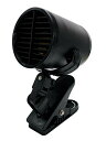 エマーソン(Emerson) 車内用扇風機 ターボファン DC12V クリップ式 ハイパワーモーター採用 大風量 可変式風量調節 可変角度調整 省エネ 車内の空気を循環させて冷暖房効率アップ ルーバー付き EM-347