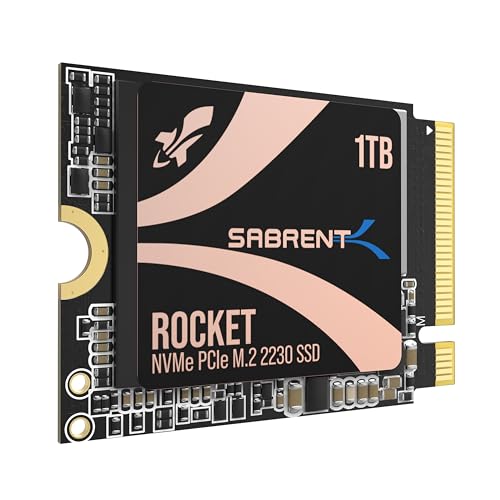 SABRENT SSD 1TBM.2 SSD 1TBNVMe 1TB PCIe 4.0 M.2 2230¢SSD®ٺ4750MBDRAM쥹ϡSteam DeckMicrosoft SurfaceʤɤбǽSSDSB