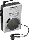 OHM AudioComm ラジオカセット AM/FM ラジオ番組録画可能 CAS-710Z