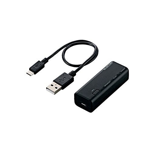 쥳 WiFi롼 ̵LAN ݡ֥ 300Mbps USB֥° WRH-300BK3-S