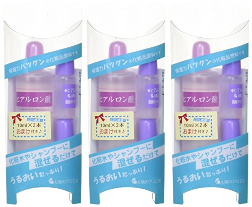 ★3本セット+10ml×6本付★太陽のアロエ社 ヒアルロン酸原液《80ml》