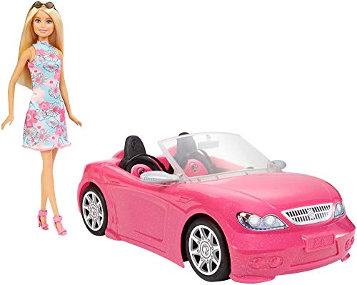 バービー(Barbie) バービーとおでかけ! かわいいピンクのクルマ 【着せ替え人形・ハウス 】 【3歳~】FP..