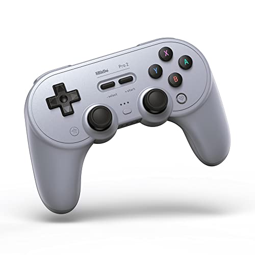 8Bitdo Pro 2 Bluetooth Controller (Gray С) NS SwitchWindowsAndroidmacOSSteamRespberry Pi