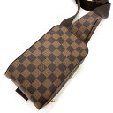 【送料無料】 LOUISVUITTON LV ルイヴィトン ジェロニモス N51994 ダミエエベヌ ウエストバッグ ボディバッグ ブラウン ゴールド金具 メンズ レディース 男性 女性 ユニセックス 男女兼用【中古】