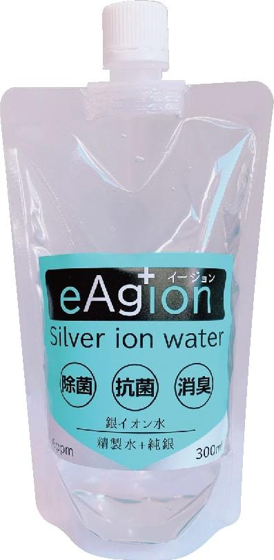 銀イオン水 イージョン 300ml 詰め替え用 パウチ 安心 安全 高濃度 6ppm 除菌 抗菌 消臭 電解水 マスク 除菌 除菌消臭 無害 ウィルス カビ 手荒れしない 飛沫防止 パーテーションにも