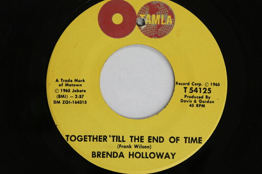 【中古】米7” Brenda Holloway Together til The End Of Time T54125 TAMLA /00080 【中古】米7” Brenda Holloway Together til The End Of Time T54125 TAMLA /00080