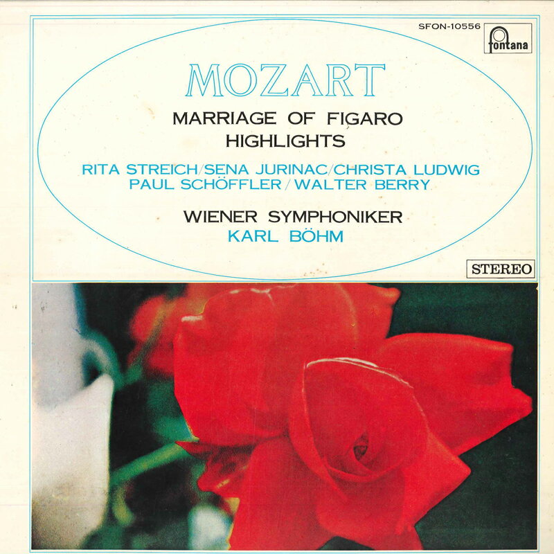 【中古】LP パウル シェフラー, ワルター ベ モーツァルト : 歌劇 フィガロの結婚 ハイライト SFON1055..