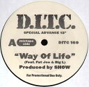 【中古】米12” D.I.T.C. Way Of Life DITC169 D.I.T.C. Records /00250