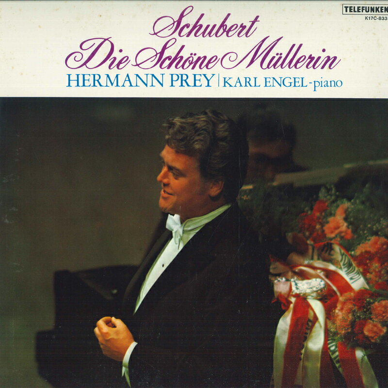 【中古】LP Hermann Prey, Karl Engel シューベルト : 歌曲集 美しい水車屋の娘 K17C8338 TELEFUNKEN /00260