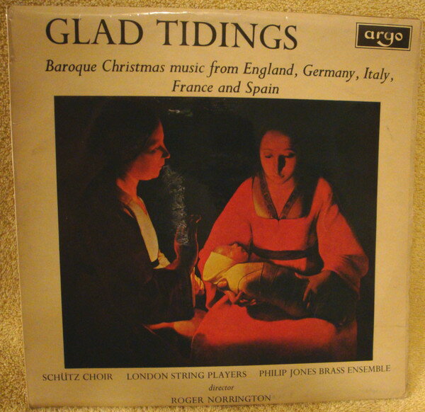 【中古】英LP Schutz Choir, London String Pl Glad Tidings: Baroque Christmas Music From England, ZRG590 ARGO /00260