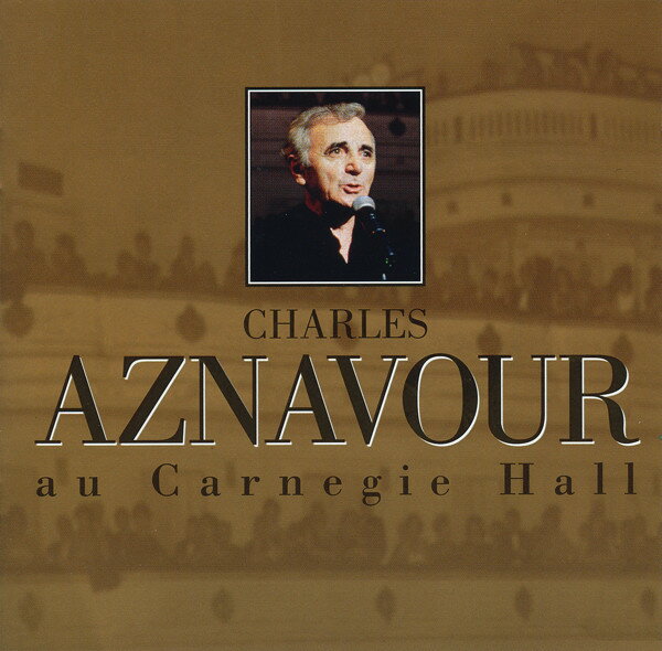 2discs CD Charles Aznavour Au Carnegie Hall  8544372 EMI Holland /00220