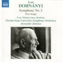 【中古】米CD Ernst von Dohnanyi, Florida St Symphony No. 2 / Two Songs 8573008 Naxos ...