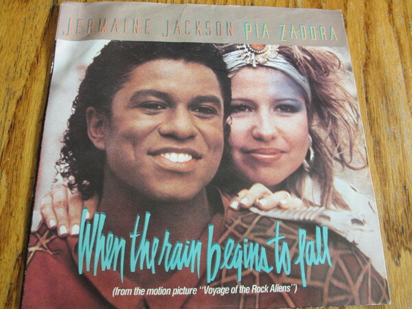 【中古】7インチ Jermaine Jackson / Pia Zadora When The Rain Begins To Fall MCA52521 Curb Records