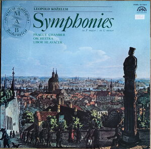 【中古】LP リボル・フラヴァーチェク, プラ コジェルフ・二つの交響曲 ト短調 ヘ長調 OS7039S COLUMBIA /00260