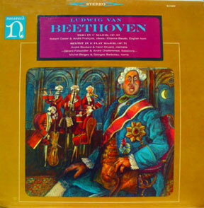 【中古】米LP Ludwig van Beethoven Trio In C Major, Op. 87 / Sextet In E Flat Major, O H71025 NONESUCH /00260