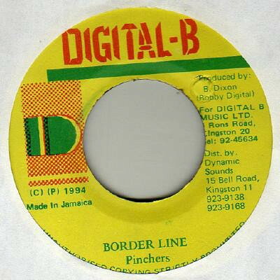 ジャマイカ7” Pinchers Border Line NONE Digital-B /00080