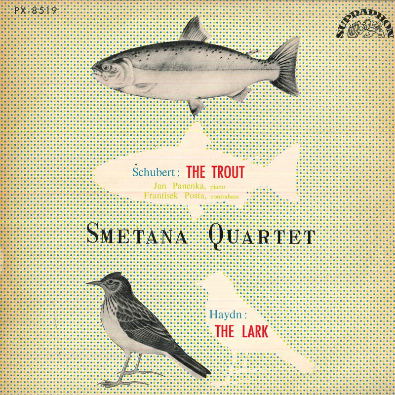 【中古】LP スメタナ弦楽四重奏団 シューベルト/弦楽五重奏曲イ長調&lt;鱒&gt;作品114,ハイドン PX8519..