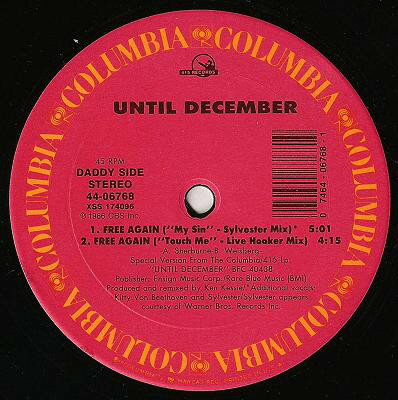 【中古】米12” Until December Call Me / Free Again 4406768 Columbia, 415 Record /00250