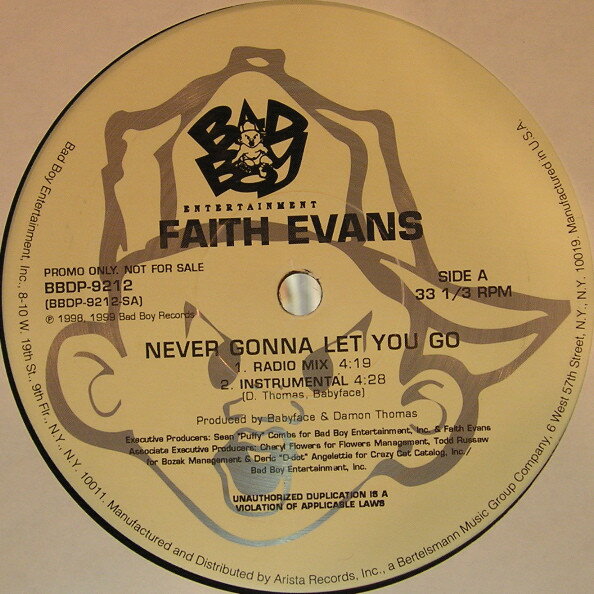 쥳ɥƥ ŷԾŹ㤨֡š12 Faith Evans Never Gonna Let You Go BBDP9212 Bad Boy Entertainmen /00250פβǤʤ603ߤˤʤޤ