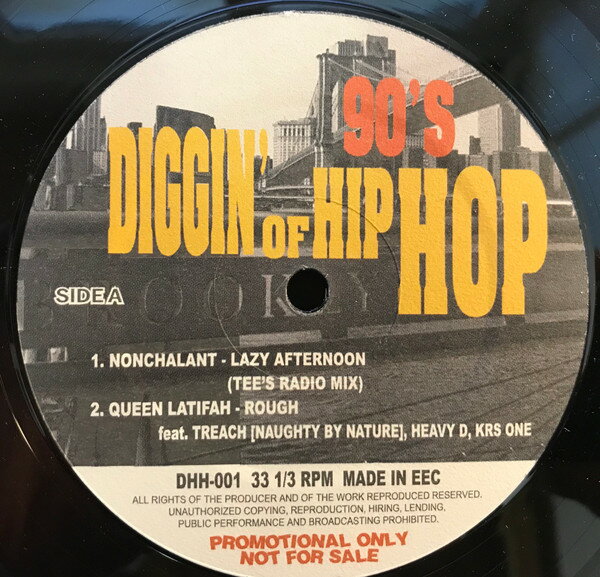 【中古】米12” Various Diggin Of 90s Hip Hop DHH001 NOT ON LABEL /00250